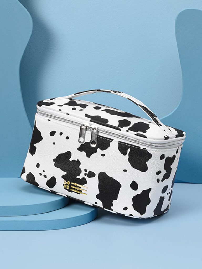 Cow Print Makeup Bag , Travel Essentials